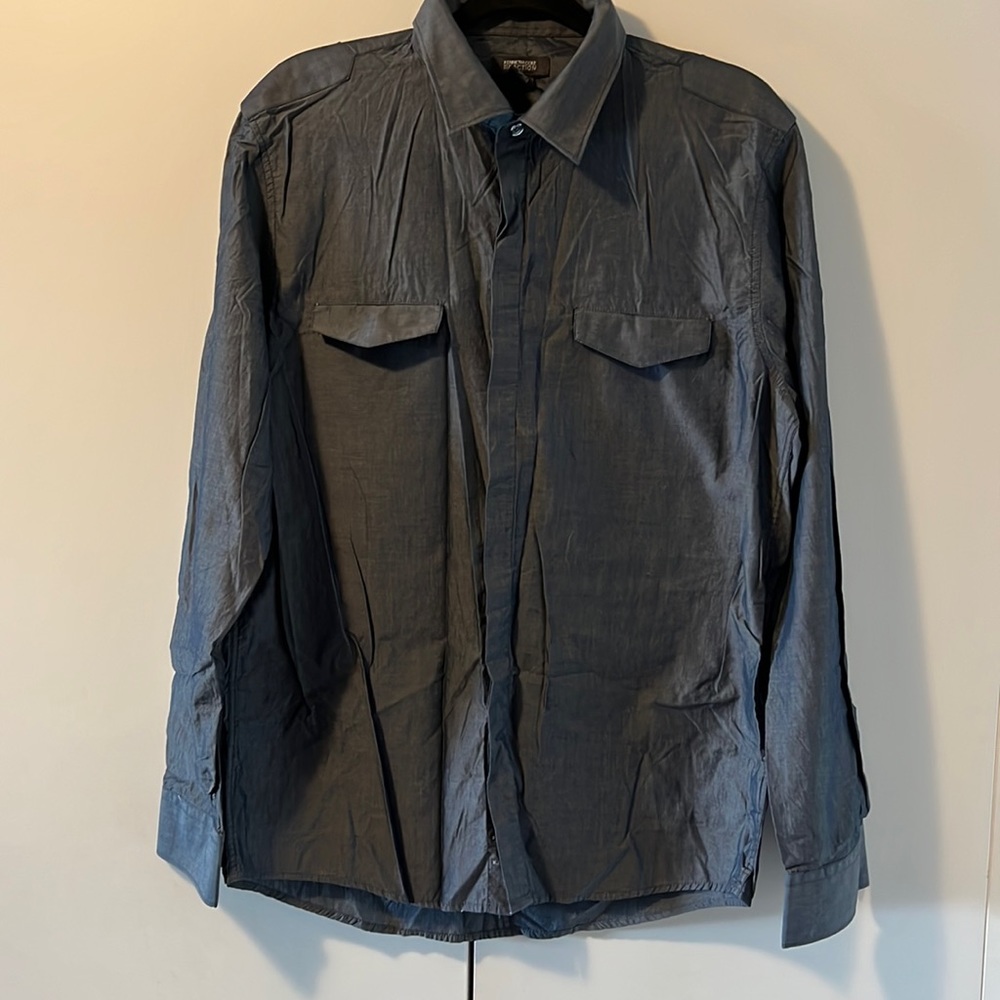 Kenneth Cole reaction long sleeve shirt.